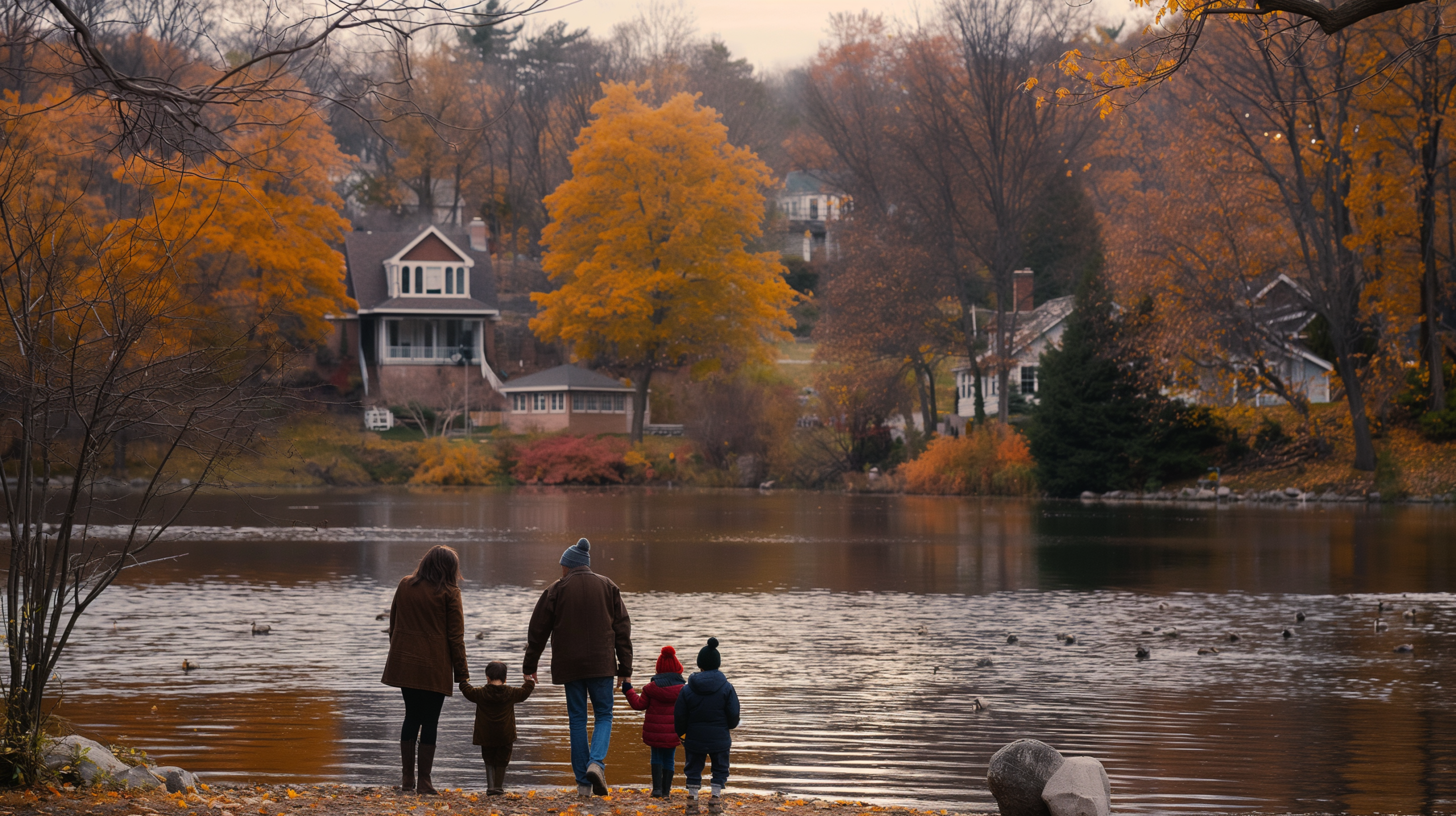Kanada'ya göç eden aile
